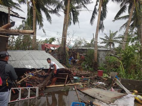 Typhoon Ompong (Mangkhut) in the Philippines.